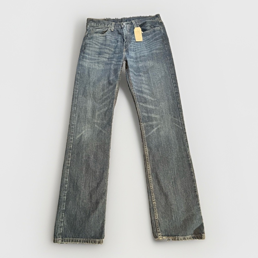 Levis 527 Slim Bootcut Jeans Mens 34x36 (34x35) Medium Wash Denim Slim Bootcut